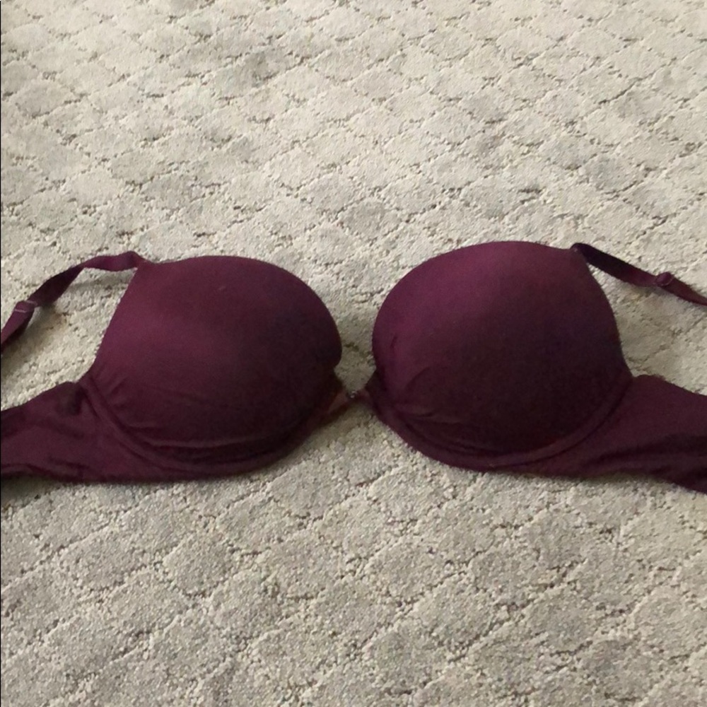 Maroon Victoria secret bra